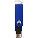 Swivel Rectangular USB-Stick, blau, 16GB