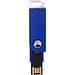 Swivel Rectangular USB-Stick, blau, 4GB