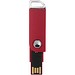 Swivel Rectangular USB-Stick, rot, 1GB