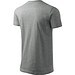 T-Shirt Herren Basic, 2XL, dunkelgrau melliert