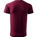 T-Shirt Herren Basic, 2XL, garnet