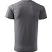 T-Shirt Herren Basic, 2XL, stahlgrau