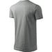 T-Shirt Herren Basic, S, dunkelgrau melliert