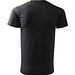T-Shirt Herren Basic, S, ebony grau