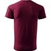 T-Shirt Herren Basic, S, garnet