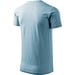 T-Shirt Herren Basic, S, himmelblau