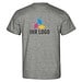 MALFINI T-Shirt Herren Edge, 4XL, dunkelgrau melliert