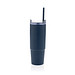 Tana Becher aus RCS recyceltem Kunststoff mit Griff 900ml, navy blau