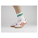 Mr. Socks Tennissocken, White / Green Pantone 347 C