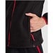 Terrano Mikrofleecejacke, unisex, blei/schwarz, L