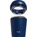 Topl-Trinkbecher aus rec. Stahl mit 360-Grad-Deckel 354ml, navy blau