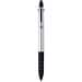 Trine 3-Farben RCS recycelter Kugelschreiber mit Stylus, silber