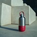 Trinkflasche Edelstahl, Rot 750ml, Rot