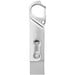 Typ C USB Stick 3.0 mit Karabiner, silber, 64GB