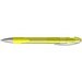 uma® LOOK grip transparent M SI Druckkugelschreiber, gelb