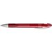 uma® LOOK grip transparent M SI Druckkugelschreiber, rot