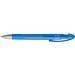 uma® LOOK grip transparent SI Druckkugelschreiber, hellblau