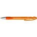uma® LOOK grip transparent SI Druckkugelschreiber, orange