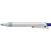 uma® RECYCLED PET PEN ALUMA transparent Druckkugelschreiber, dunkelblau