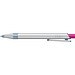 uma® RECYCLED PET PEN ALUMA transparent Druckkugelschreiber, magenta