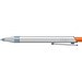 uma® RECYCLED PET PEN ALUMA transparent Druckkugelschreiber, orange