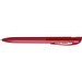 uma® YES transparent Druckkugelschreiber, rot