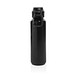 Via RCS Re-Steel Sportflasche mit Verschluss, 600ml, schwarz