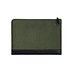 VINGA Marlow 16 Zoll Laptop Sleeve aus RCS recyceltem Polyester, grün, schwarz