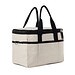 VINGA Volonne AWARE™ Kühlkorb aus recyceltem Canvas, off white, schwarz