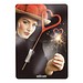 Wondercandle Mini mit Wondercard, Herz, rot, 1-seit. Druck