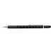 XD COLLECTION Aluminium Tool-Stift 5-in-1, blaue Mine, schwarz