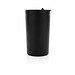 XD COLLECTION Doppelwandiger Vakuum-Becher aus RCS recyceltem SS, schwarz