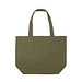 XD COLLECTION Impact Aware™ 240g/m² rcCanvas Shopper + Tasche, ungefärbt, grün