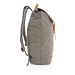 XD COLLECTION Laptop-Rucksack Canvas, PVC frei, grau