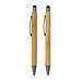 XD COLLECTION Modernes Bambus-Stifteset in Box, braun