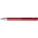 uma® Kugelschreiber YES SI transparent inkl. Metallspitze, rot