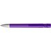 uma® Kugelschreiber YES SI transparent inkl. Metallspitze, violett