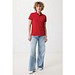 Iqoniq Yosemite Damen Piqué-Poloshirt aus rec. Baumwolle, rot, L