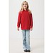 Iqoniq Yengo KidsHoodie mit Seitentaschen aus rec. Baumwolle, rot, 34