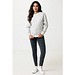Iqoniq Etosha Lightweight Sweater aus recycelter Baumwolle, light heather grey, XXS