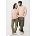 Iqoniq Etosha Lightweight Sweater aus recycelter Baumwolle, peach nectar, L