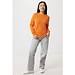 Iqoniq Etosha Lightweight Sweater aus recycelter Baumwolle, orange, L