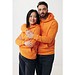 Iqoniq Rila Lightweight Hoodie aus recycelter Baumwolle, orange, XL