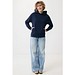 Iqoniq Yengo Hoodie mit Seitentaschen aus rec. Baumwolle, navy blau, XS