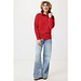 Iqoniq Yengo Hoodie mit Seitentaschen aus rec. Baumwolle, rot, XS