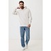 Iqoniq Yengo Hoodie mit Seitentaschen aus rec. Baumwolle, ivory white, L