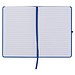 A5 Notizbuch mit linierten Seiten, blau