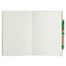 A5 Notizheft mit Kugelschreiber , grün
