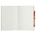 A5 Notizheft mit Kugelschreiber , rot