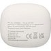 Alterf True Wireless Bluetooth® Headset aus recyceltem Kunststoff mit Silikon-Ohrstöpseln, weiss
